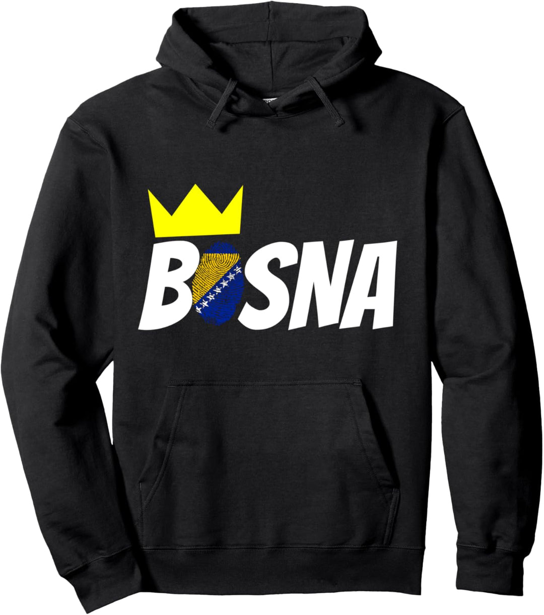 Bosna Bosnien Flagge für Nationalstolz Pullover Hoodie