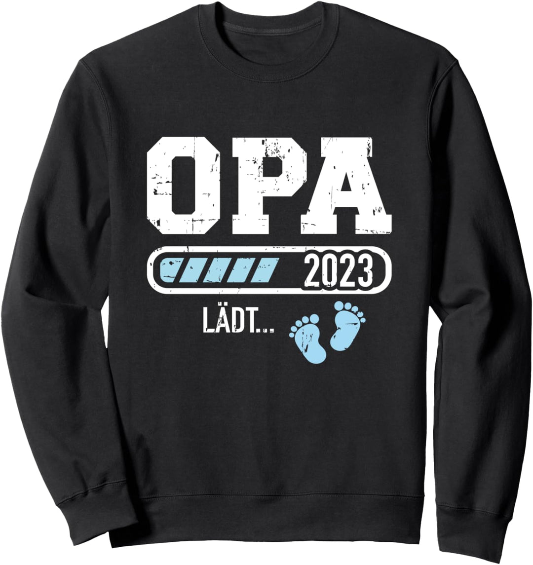 Opa 2023 lädt Schwangerschaft verkünden Sweatshirt