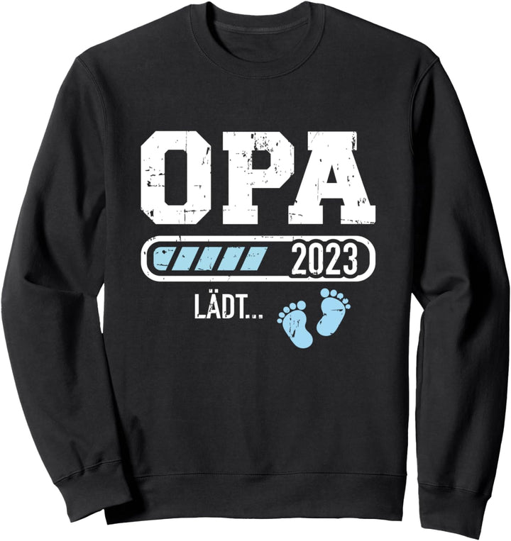 Opa 2023 lädt Schwangerschaft verkünden Sweatshirt