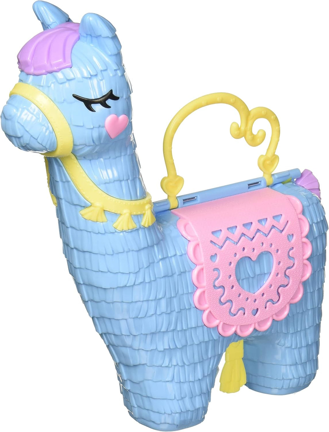 Polly Pocket Schatulle, Lama im Pyjama Party Thema, mit 25 Zubehörteilen wie 2 Puppen und 2 Lamas, i