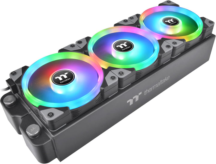 Thermaltake SWAFAN EX12 RGB PC Cooling Fan TT Premium Edition 3 Pack, 120mm 120mm Schwarz