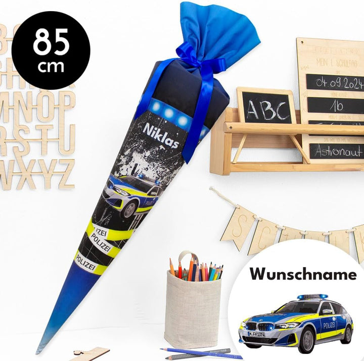 Schultüte aus Stoff Kuschel Velvet individualisierbar mit Wunschname personalisierbar 70 cm 85 cm -