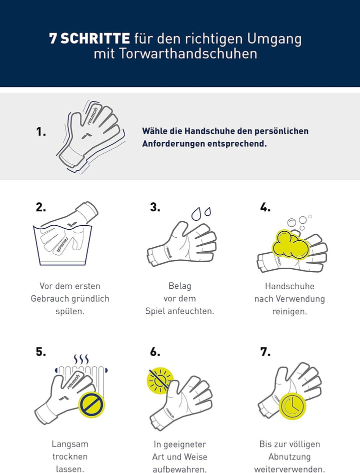 Reusch Unisex – Erwachsene Torwarthandschuhe Gk1 Pro mit Hervorragendem Grip und Innennaht Schnitt 1