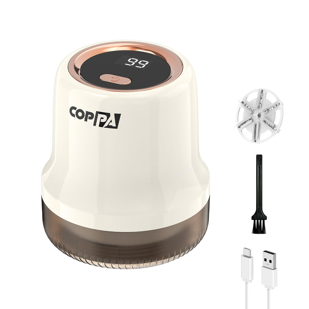 COPPA Fusselrasierer, Fusselrasierer Stoffrasierer Elektrisch mit Batterieanzeige Wiederaufladbar 6