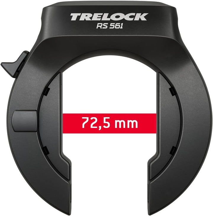 TRELOCK RS 561 AZ + ZR 355 – Rahmenschloss Set mit 100 cm Einsteckkette und Satteltasche – Sicherhei
