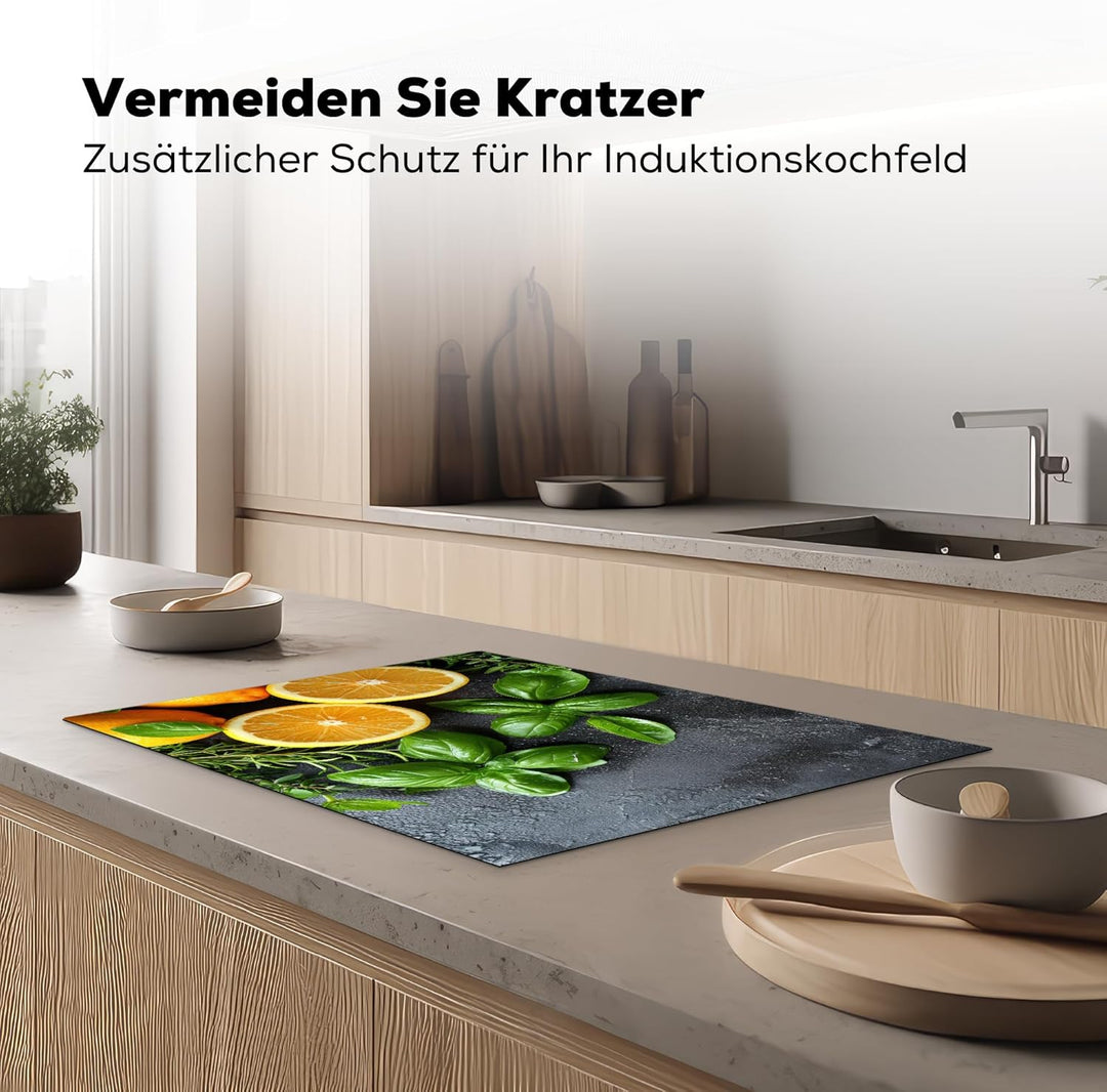 KitchenYeah© Herdabdeckplatte Einteilig Induktionsmatte Küche Abdeckung Ceranfeld Herd Abdeckplatte