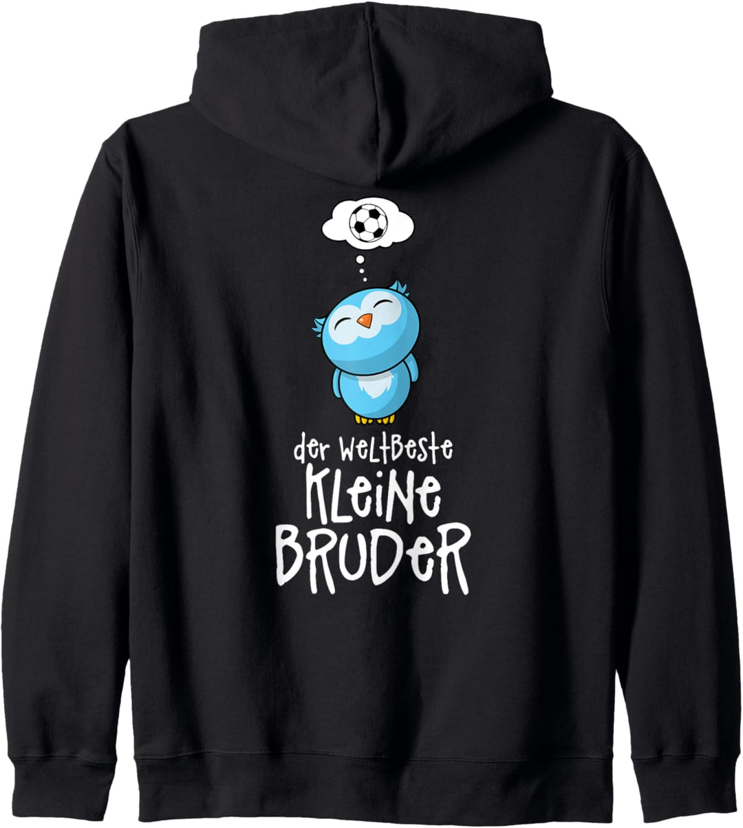 Der weltbeste kleine Bruder Fussball Eule Eulen Geschwister Kapuzenjacke