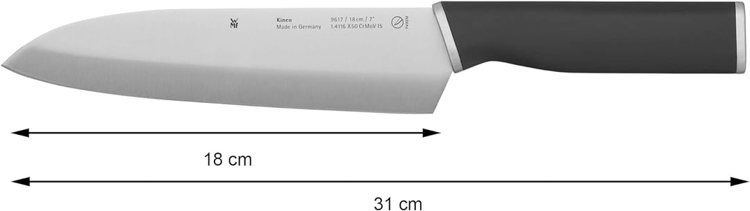 WMF Kineo Santoku Messer 31 cm, Made in Germany, Sushi Messer Küche, scharf, Performance Cut, Kineti