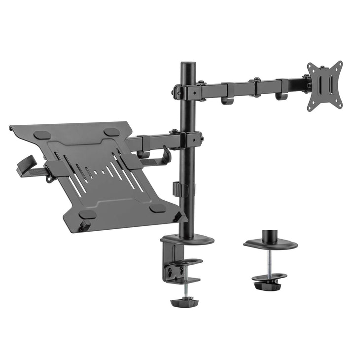 2in1 Halterung für Monitor und Laptop Monitorhalter und Notebookhalter VESA 75x75/100x100