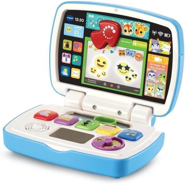 VTech Baby Ordi der Entdeckungen, Computer Baby, Spielzeug zum Erwachen – 12/36 Monate – Version FR