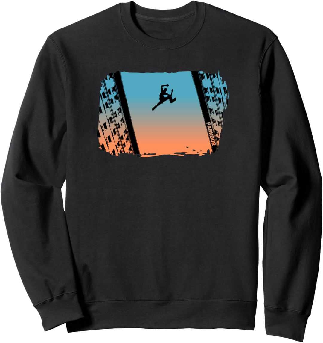 Geschicklichkeitssprung Freerunning Parkour Sweatshirt