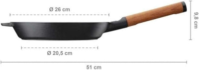 Sarten hierro fundido, 26cm