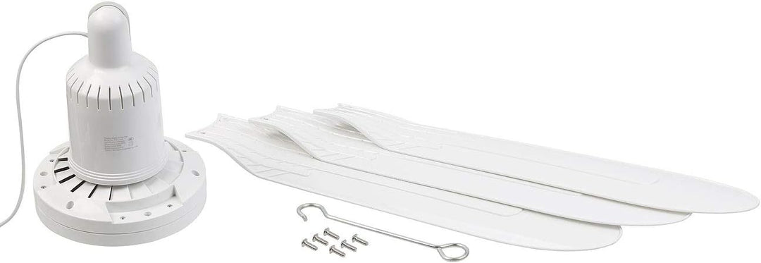 Sichler Haushaltsgeräte Deckenventilator: Mobiler XXL-Decken-Ventilator, 3 Flügel, Timer, Haken, 105