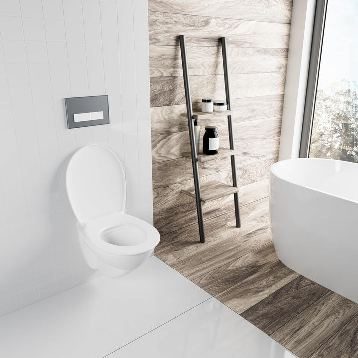 LUVETT® WC-SITZ C290, oval, doppelte Absenkautomatik Softclose, einfache Reinigung,Toilettendeckel a
