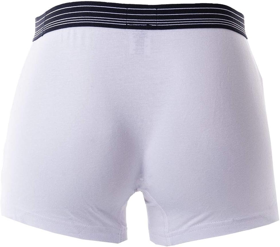 Mustang 3er Pack - Herren Boxershorts aus Baumwolle, Unterhosen für Männer, Navy/Weiss/Rot