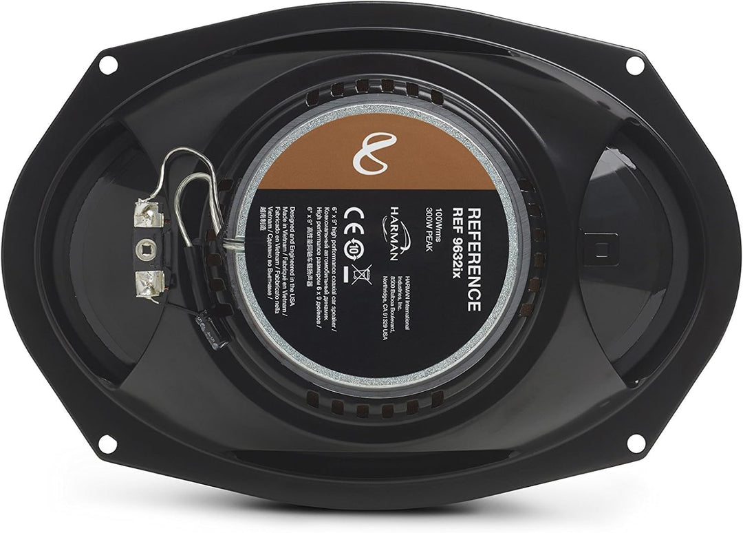 Infinity Reference 9632ix 3-Wege Koaxiallautsprecher 6x9 Zoll 100 W RMS, 300 W Peak, 3 Ω True 4 Ohm,