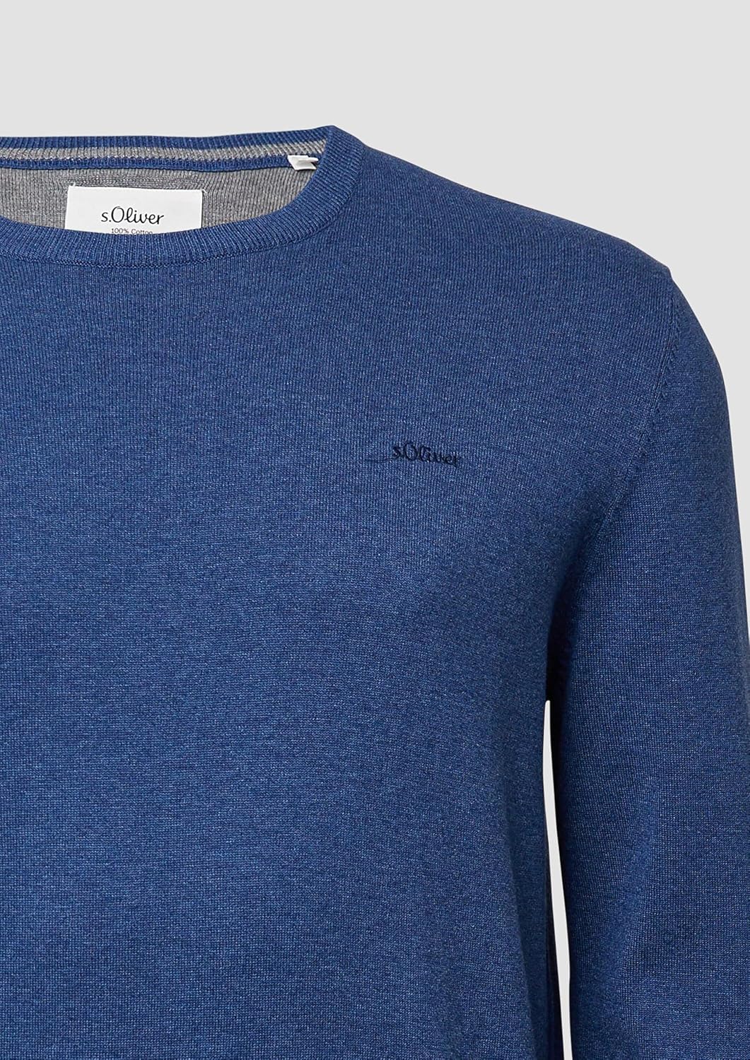 s.Oliver Pullover mit Crew Neck Herren 3XL 55w0_royalblau, 3XL 55w0_royalblau