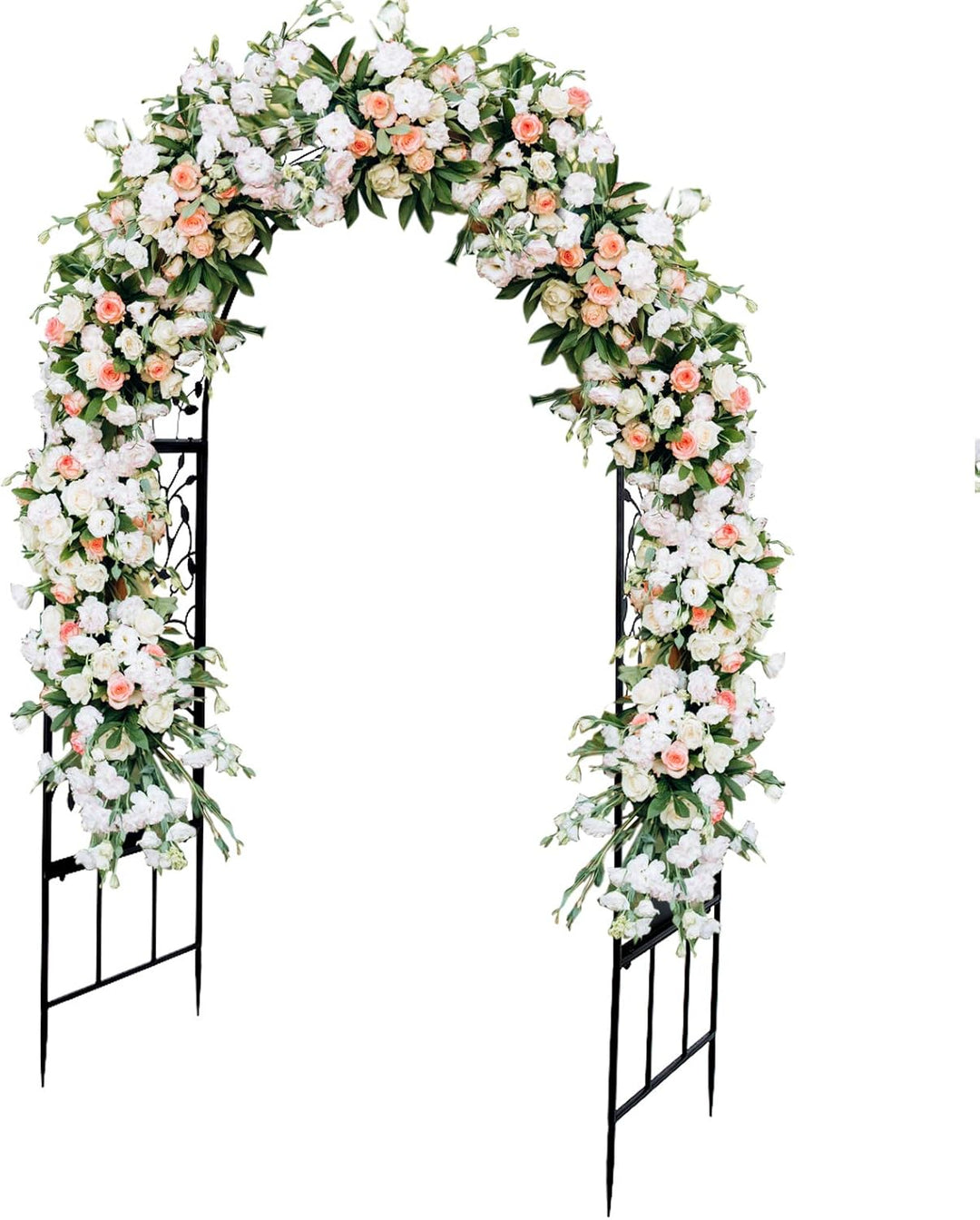 Rankbogen Rosen, Metall Rosenbogen, für Blumen Pflanzen Patio Bogen für zeremonielle Dekoration Hoch