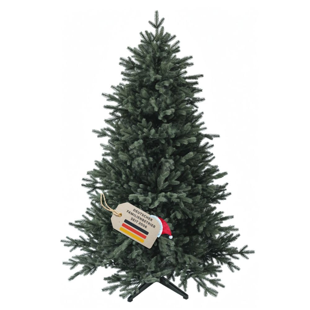 RS Trade HXT 1418 150 cm künstlicher 100% PE Spritzguss Weihnachtsbaum (Ø ca. 106 cm) mit ca. 2375 S