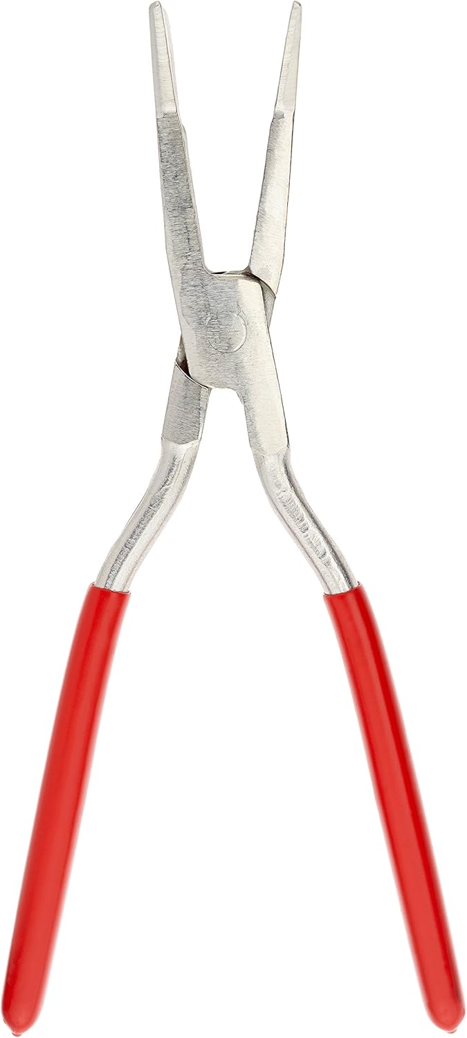 Stubai Quetschfalzzange gerade, mit durchgestecktem Gewerbe in Nirolook 80mm - 282801NR 80mm - Nirol