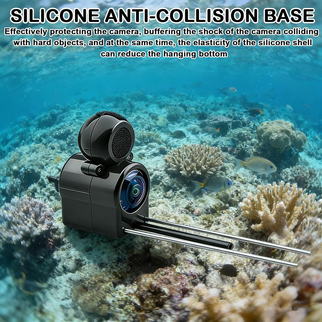 Fischfinder, Unterwasserkamera Angeln mit 4.3" IPS Display und 30m Kabel, Fish Finder Kamera IP67 Wa