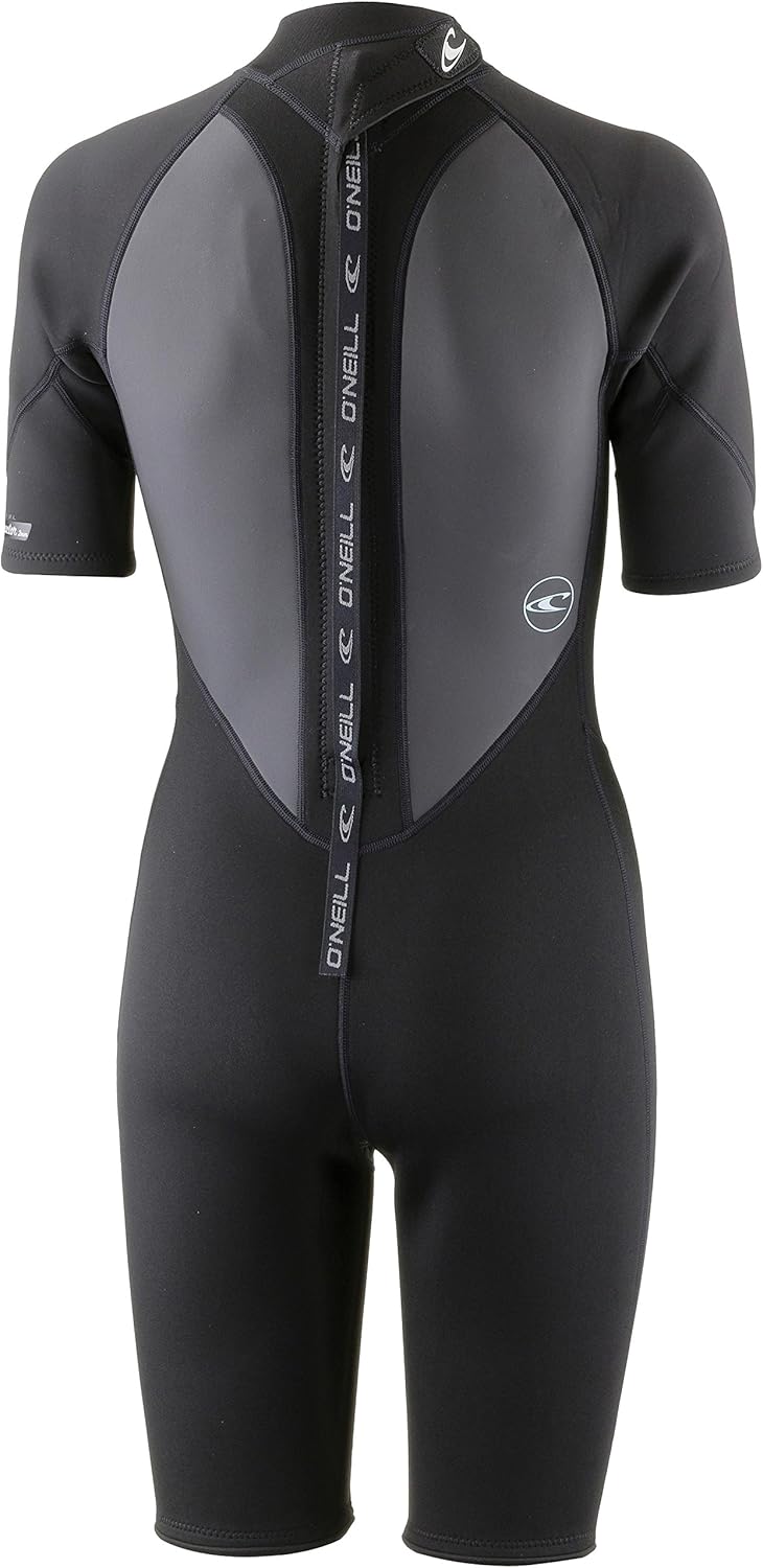 ONEILL WETSUITS Damen Women's Reactor Ii 2mm Back Zip Spring Wetsuit 6 Schwarz, 6 Schwarz