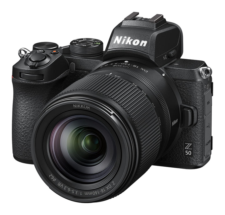 Nikon Z 50 KIT Z 18-140 VR (20.9 MP, OLED-Sucher mit 2.36 Millionen Bildpunkten, 11 Bilder pro Sekun