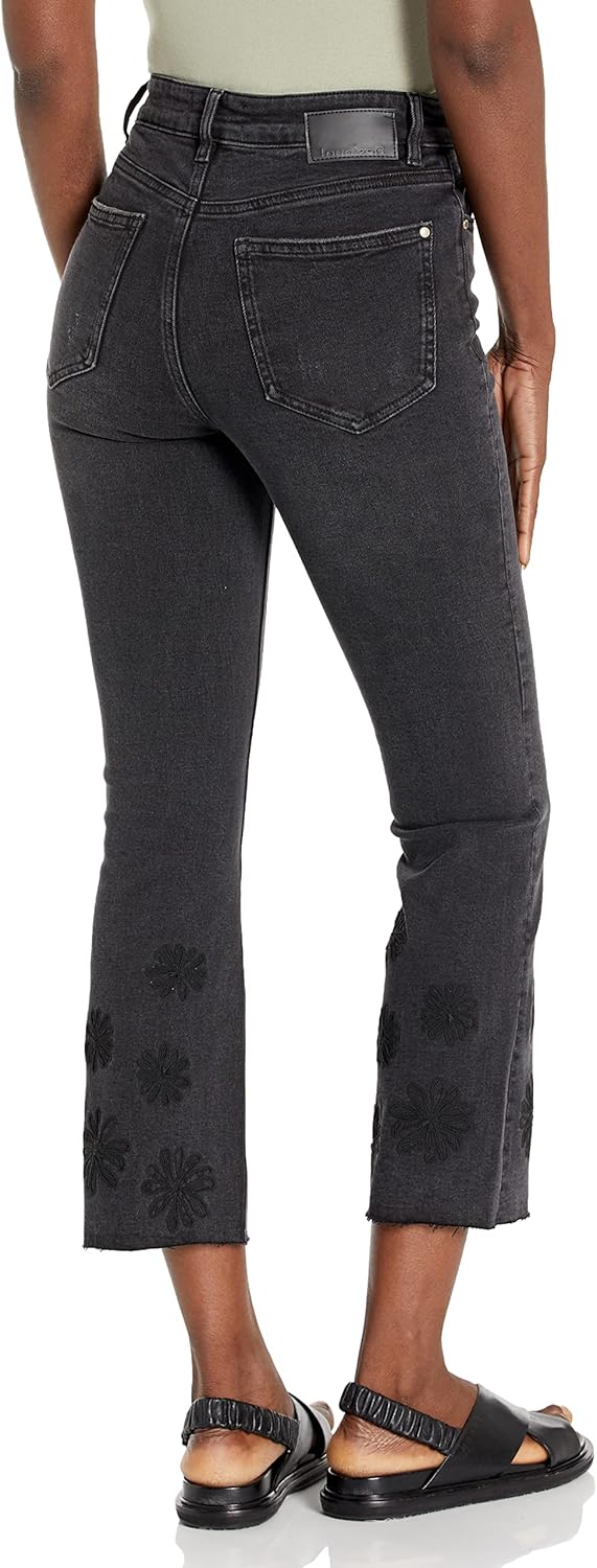Desigual Damen Jeans 40 Schwarz, 40 Schwarz