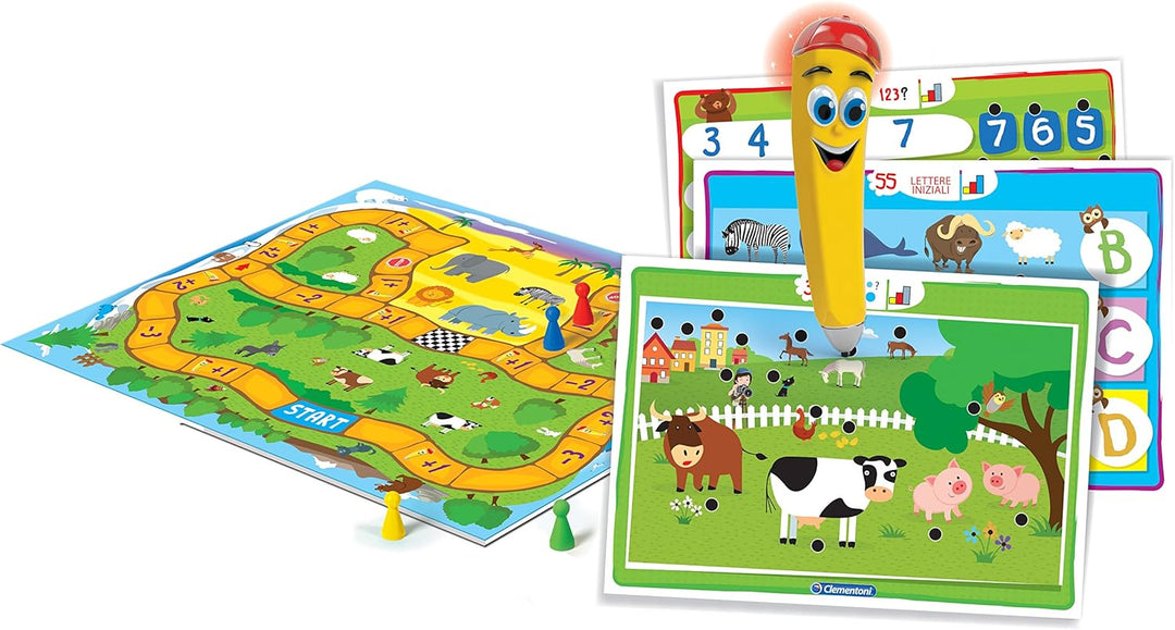 Clementoni Stift Basic 1000 Quiz Tiere, 1000 Quiz Tiere