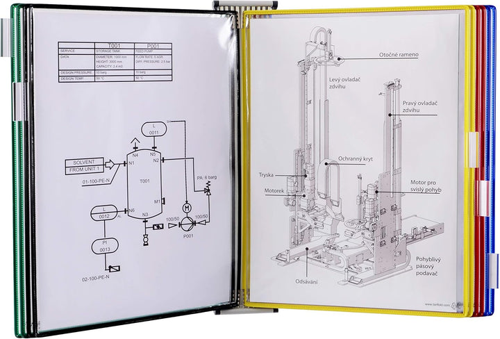 Tarifold b413109 Notenständer Wand, Linie T-Technic