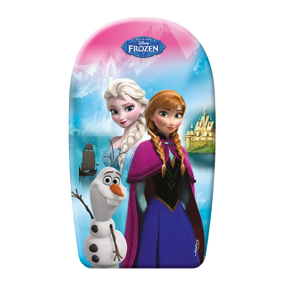 John 75223 - Bodyboard Die Eiskönigin - Schwimmbrett, Schwimmhilfe für Kinder, Die Eiskönigin