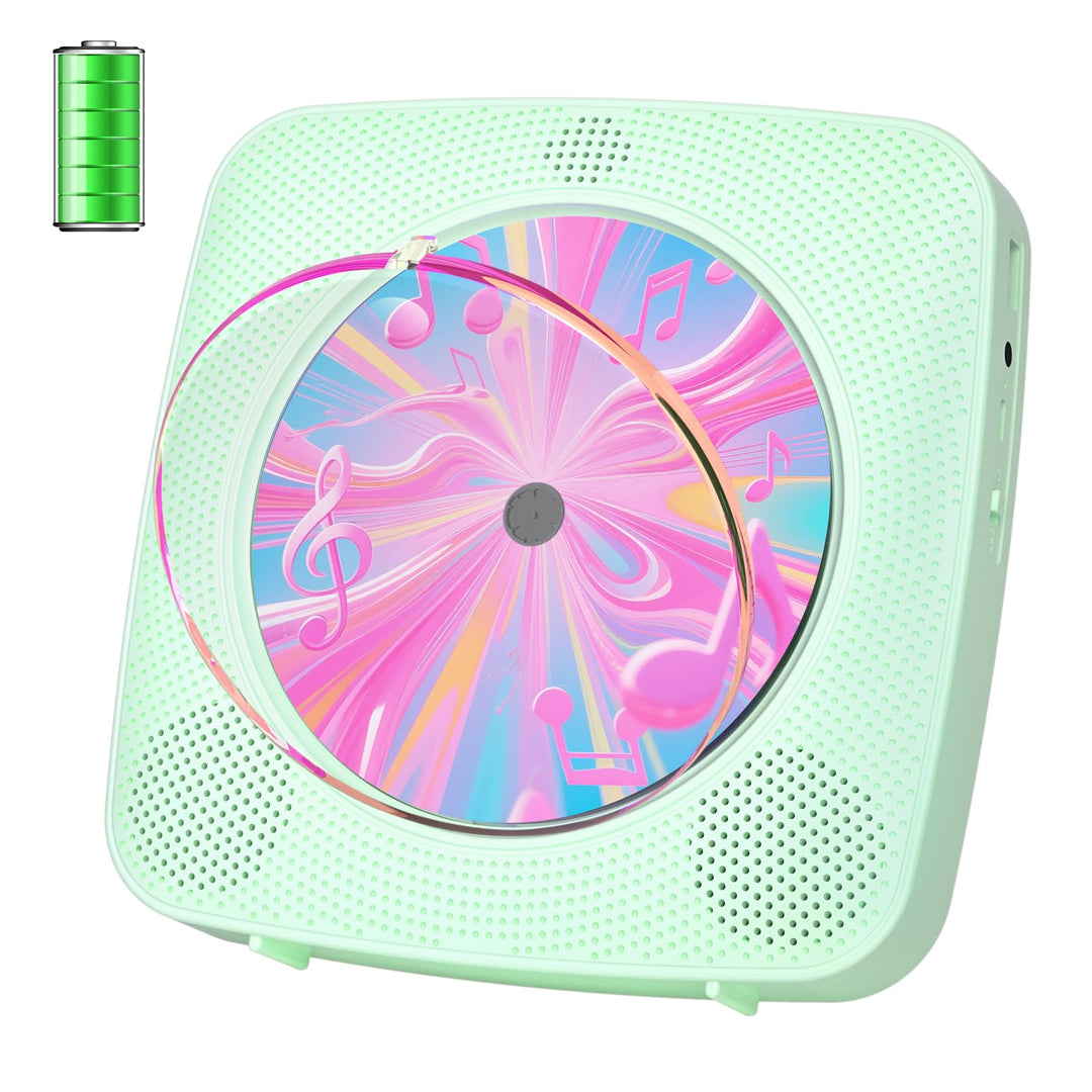 Radio mit CD Player Kinder: Kegaudio Tragbarer CD Players Tragbar mit Bluetooth Lautsprecher Frontan