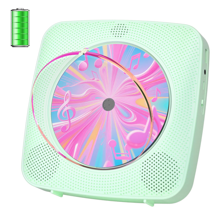 Radio mit CD Player Kinder: Kegaudio Tragbarer CD Players Tragbar mit Bluetooth Lautsprecher Frontan