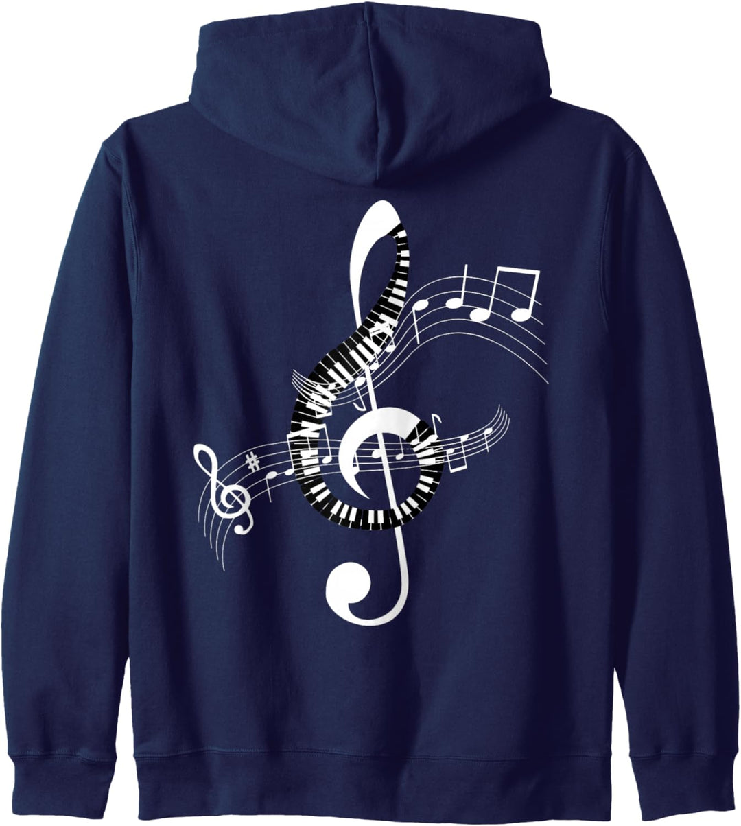 Musiknoten Musik Musiker Notenschlüssel Noten Kapuzenjacke