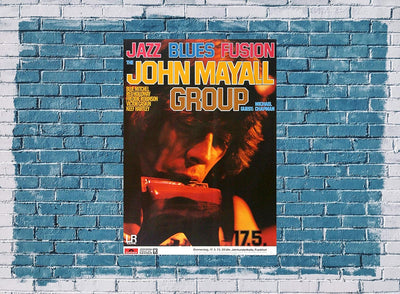 John Mayall - Jazz Blues Fusion, 1973 » Konzertplakat/Premium Poster | Live Konzert Veranstaltung |