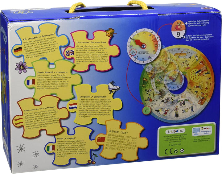 Beleduc 11011 - Lernpuzzle - 4 Jahreszeiten, XXL