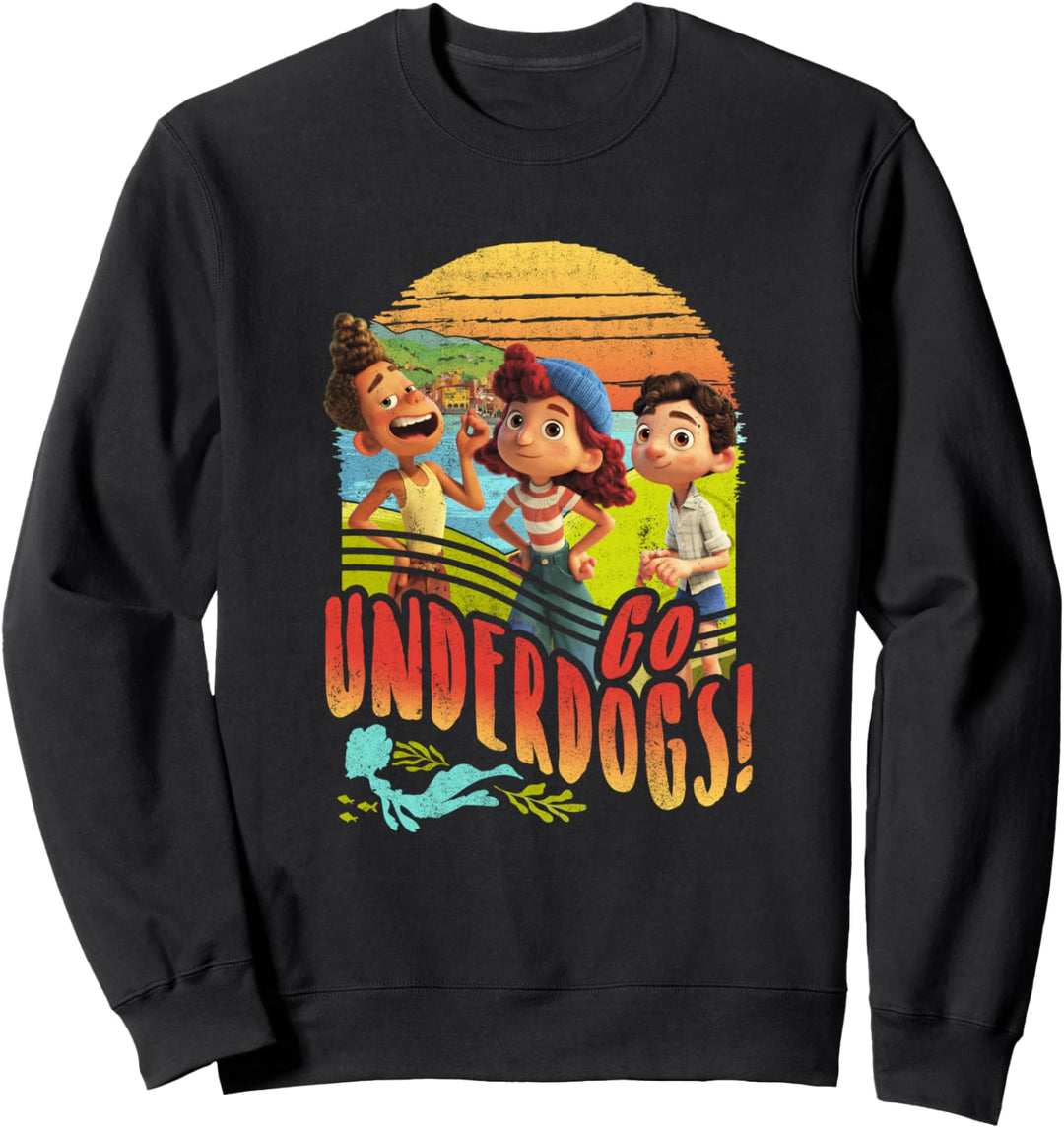 Disney Pixar Luca Go Underdogs Group Shot Sweatshirt
