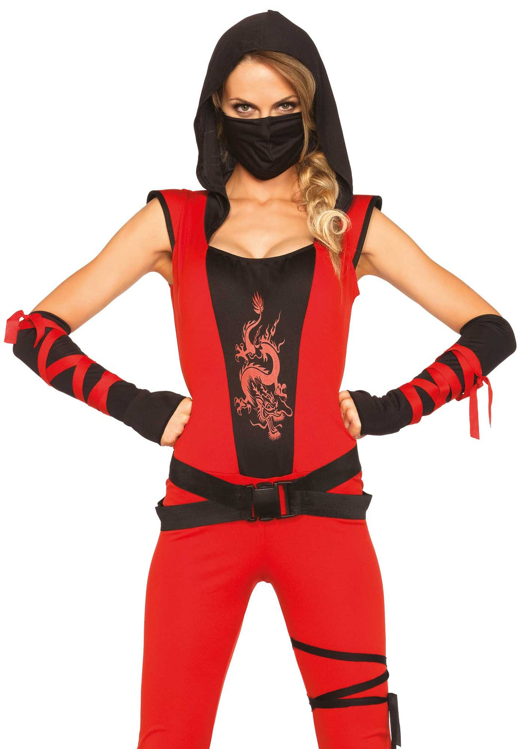 Leg Avenue 85384 - Ninja Assassin Damen kostüm , Grösse Large (EUR 40), Damen Karneval Kostüm Faschi