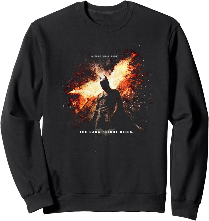 Batman Dark Knight Rises Fire Will Rise Sweatshirt