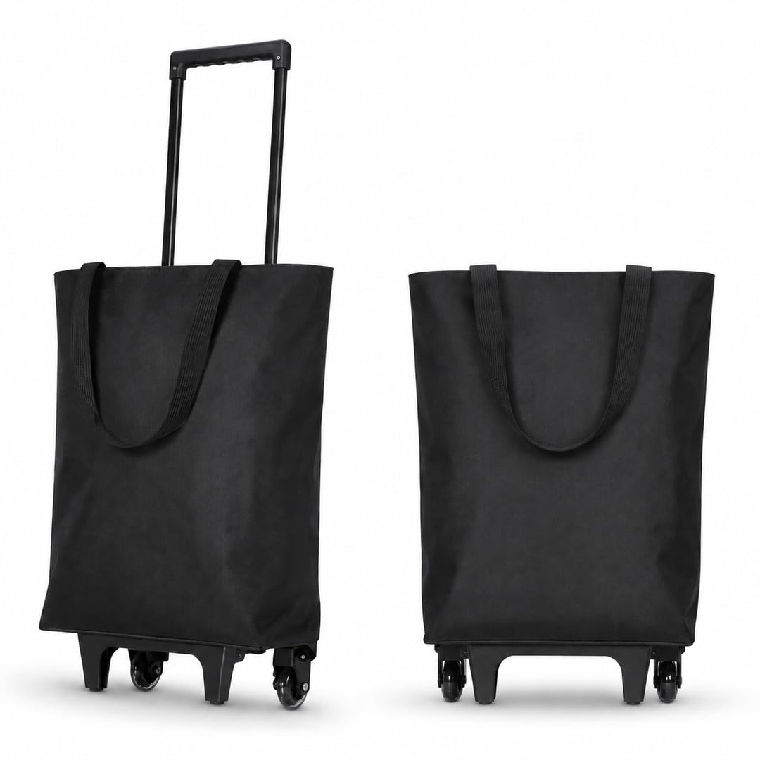 2 in 1 Einkaufstrolley Klappbar 30L Einkaufswagen 25kg Tragkraft 90cm Höhe | 30L Kapazität, 25kg Tra
