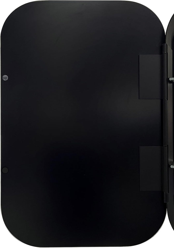 Talos Spiegelschrank Bad mit Beleuchtung oval 40 x 60 cm - Badezimmer Spiegelschrank mit hochwertige