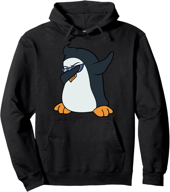 Dabbing Dab Pinguin Lustig Fun Musik Party Disco Witzig Pullover Hoodie