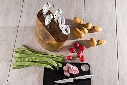 ARCOS Messer-Set Geschmiedet 5-teilig - Edelstahl Nitrum, Ergonomischer Griff aus Polyoxymethylen PO