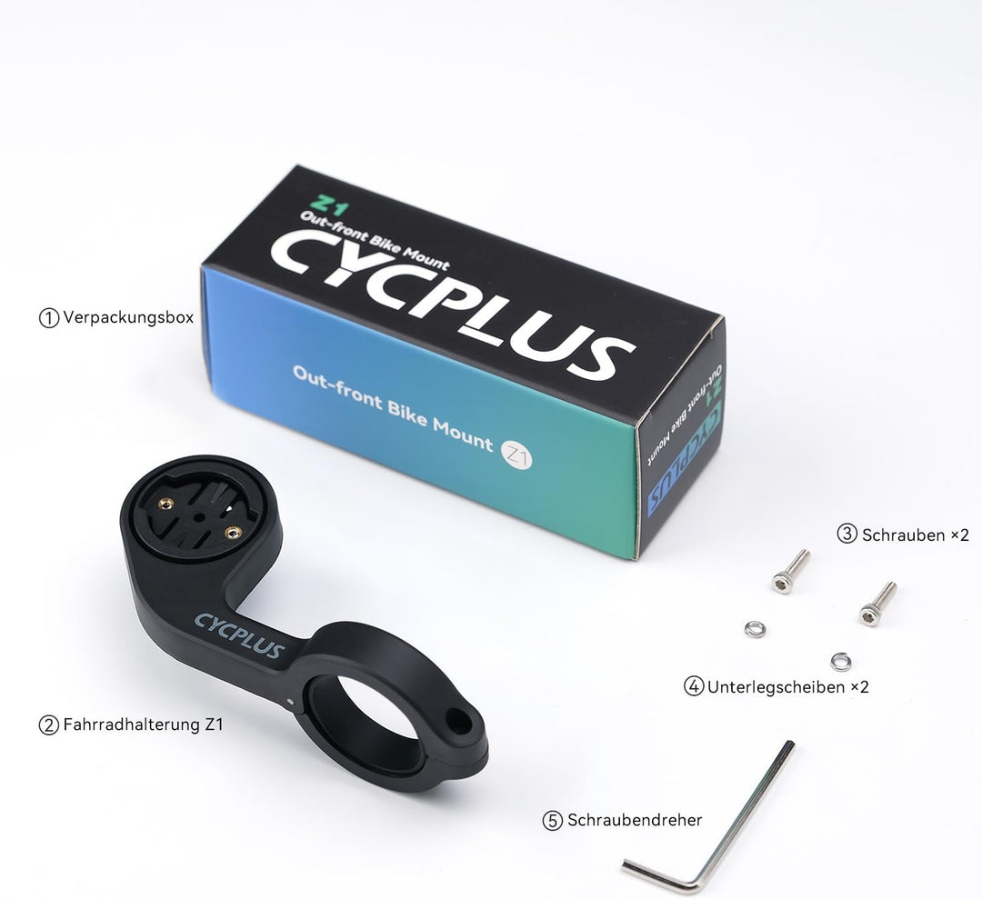 CYCPLUS Z1 Fahrradcomputer Halterung Lenkerhalterung, Passt nur auf Lenker mit einem Durchmesser von