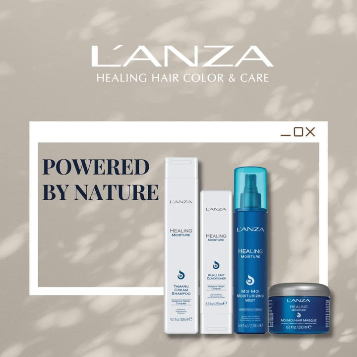 L'ANZA Conditioner mit pflegender Kukuinuss, Pflegespülung für perfektes, seidiges Haar, geeignet fü