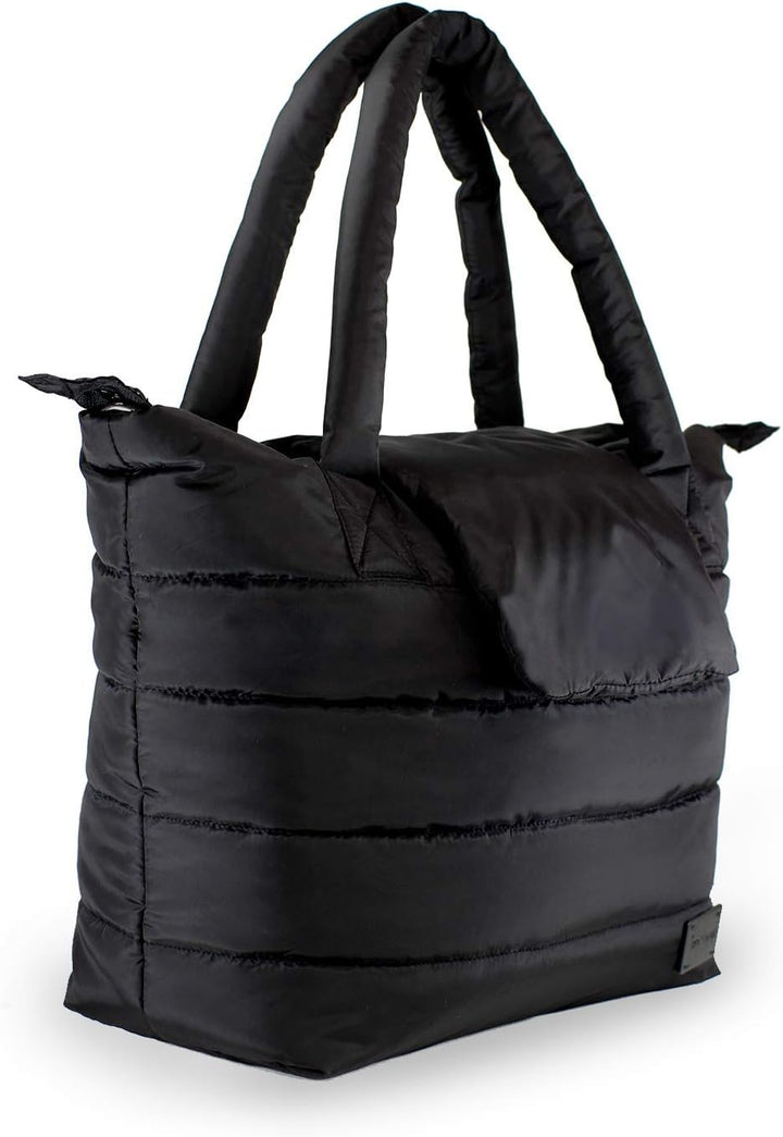 7AM Tote Bag for Women - Waterproof Capri Crossbody &amp; Zippered Diaper Bags, Included Changing Diaper