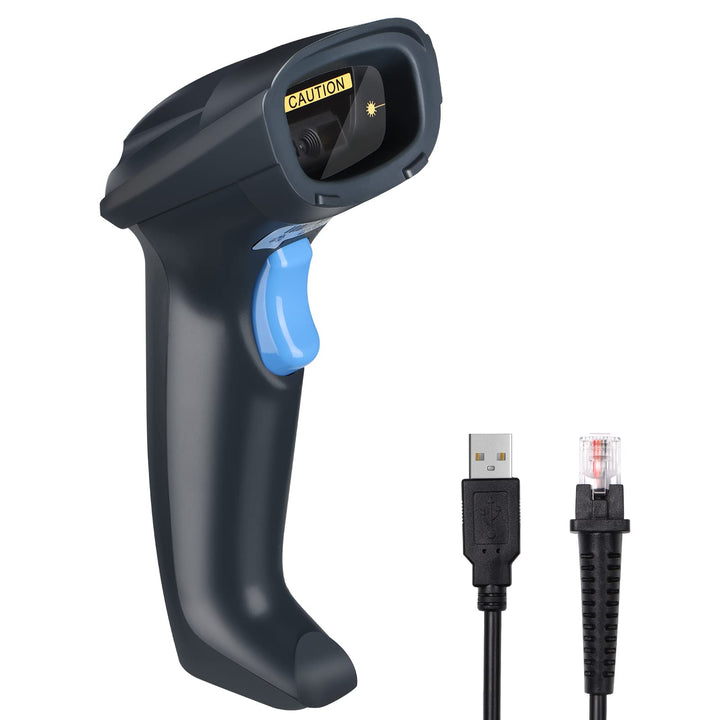 OBZ Barcode Scanner 2D 1D QR Code Scanner USB für Inventar, Handheld Handscanner mit CMOS für Bildsc