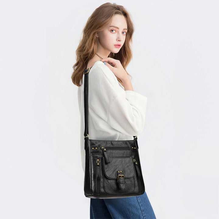 KL928 Tasche Damen Umhängetasche kleine Handtaschen Schultertasche Damentasche Damenhandtasche mitte