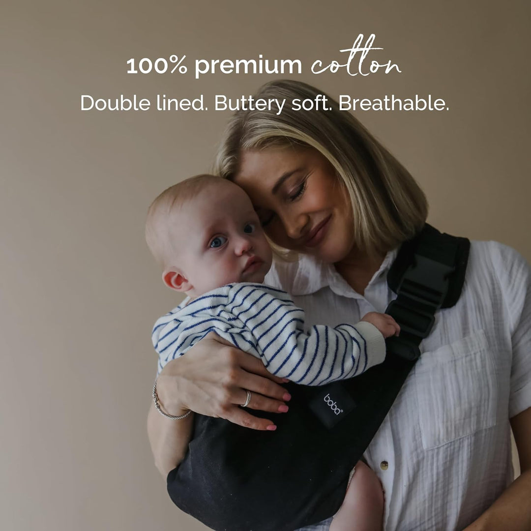 Boba Buddy Hüfttrage Baby bis Kleinkind -100% Baumwoll Babytrage Seitlich, Kindertrage mit verstellb