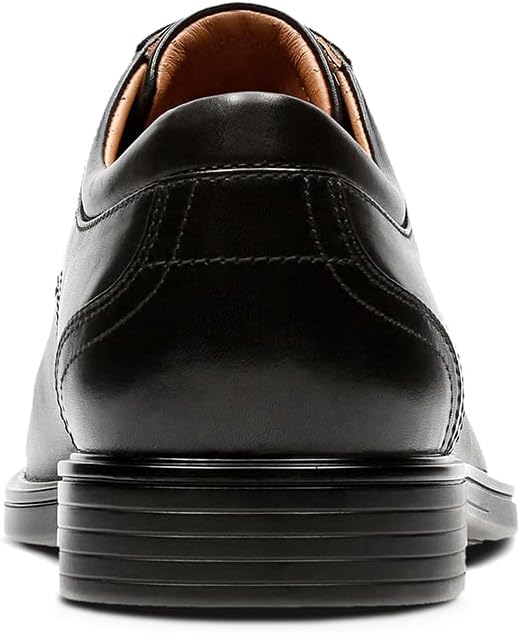 Clarks Herren Un Aldric Lace Derbys 39.5 EU Weit Black Leather, 39.5 EU Weit Black Leather